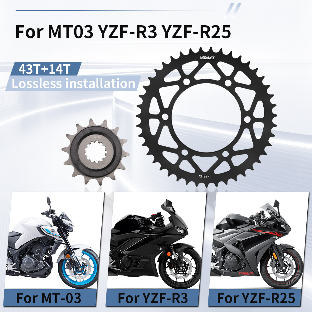 MRRANGT Componenti per trasmis - Titanium Motorcycle Rear Sprocket 520 recensione e prezzo